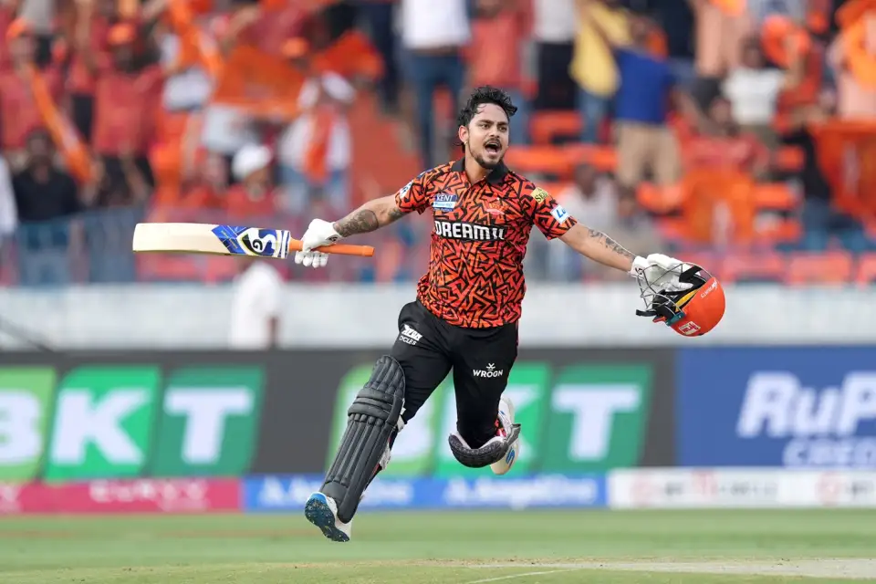 Ishan Kishan slammed his first IPL hundred Ishan Kishan slammed his first IPL hundred